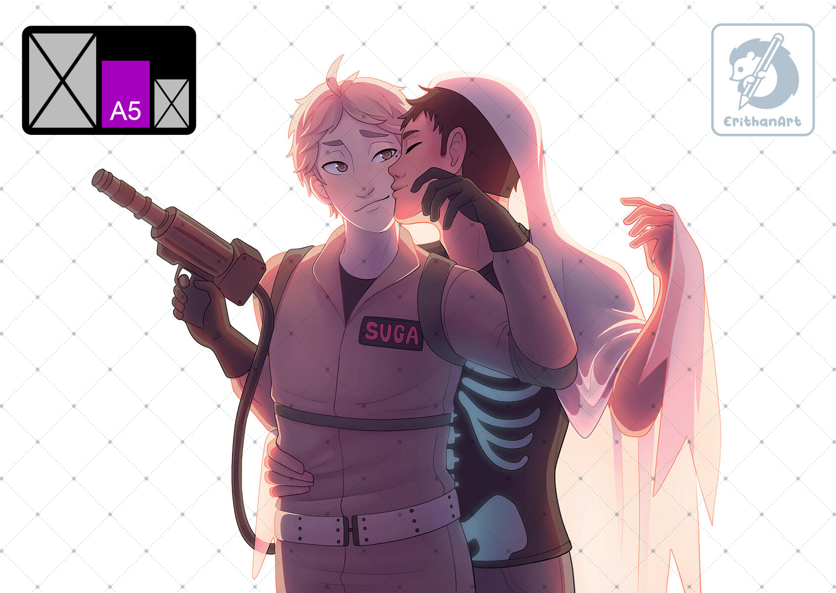 Suga y Daichi ghostbusters (Haikyuu)