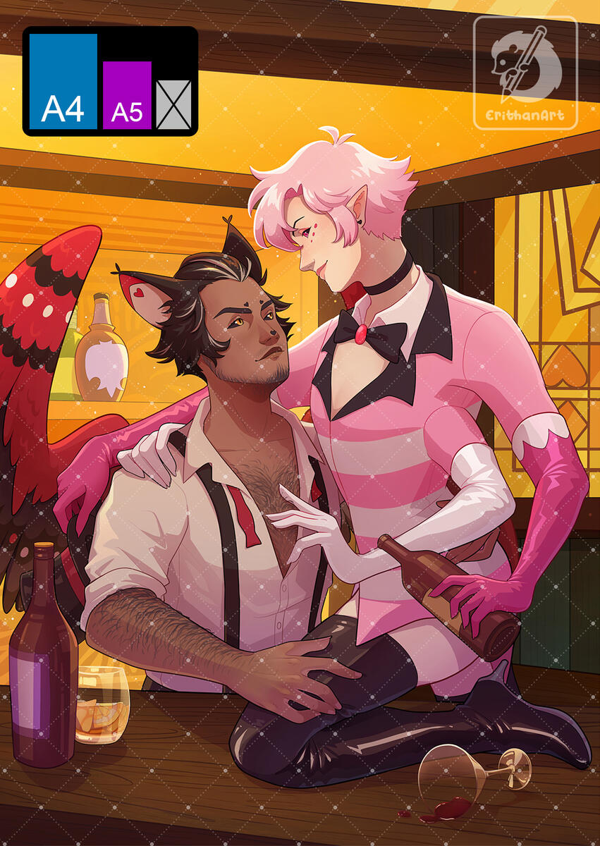 Husk & Angel (Hazbin Hotel)