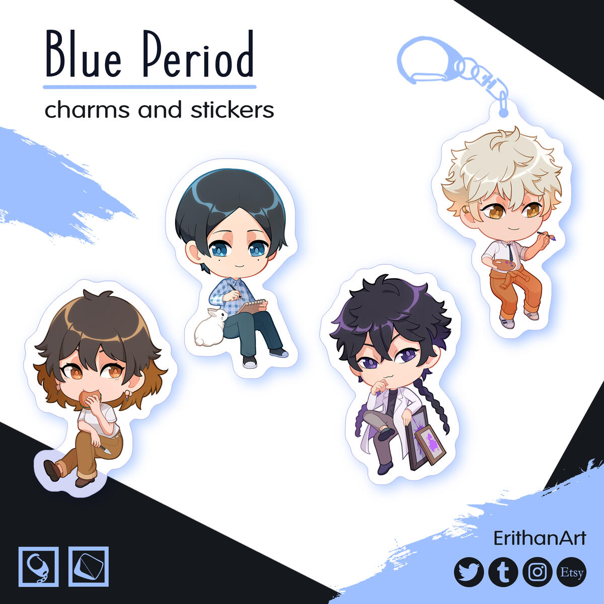 Blue Period: Yatora, Yotasuke, Haruka, Maki