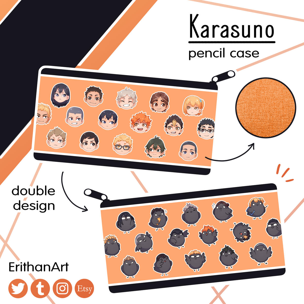 Estuche del Karasuno