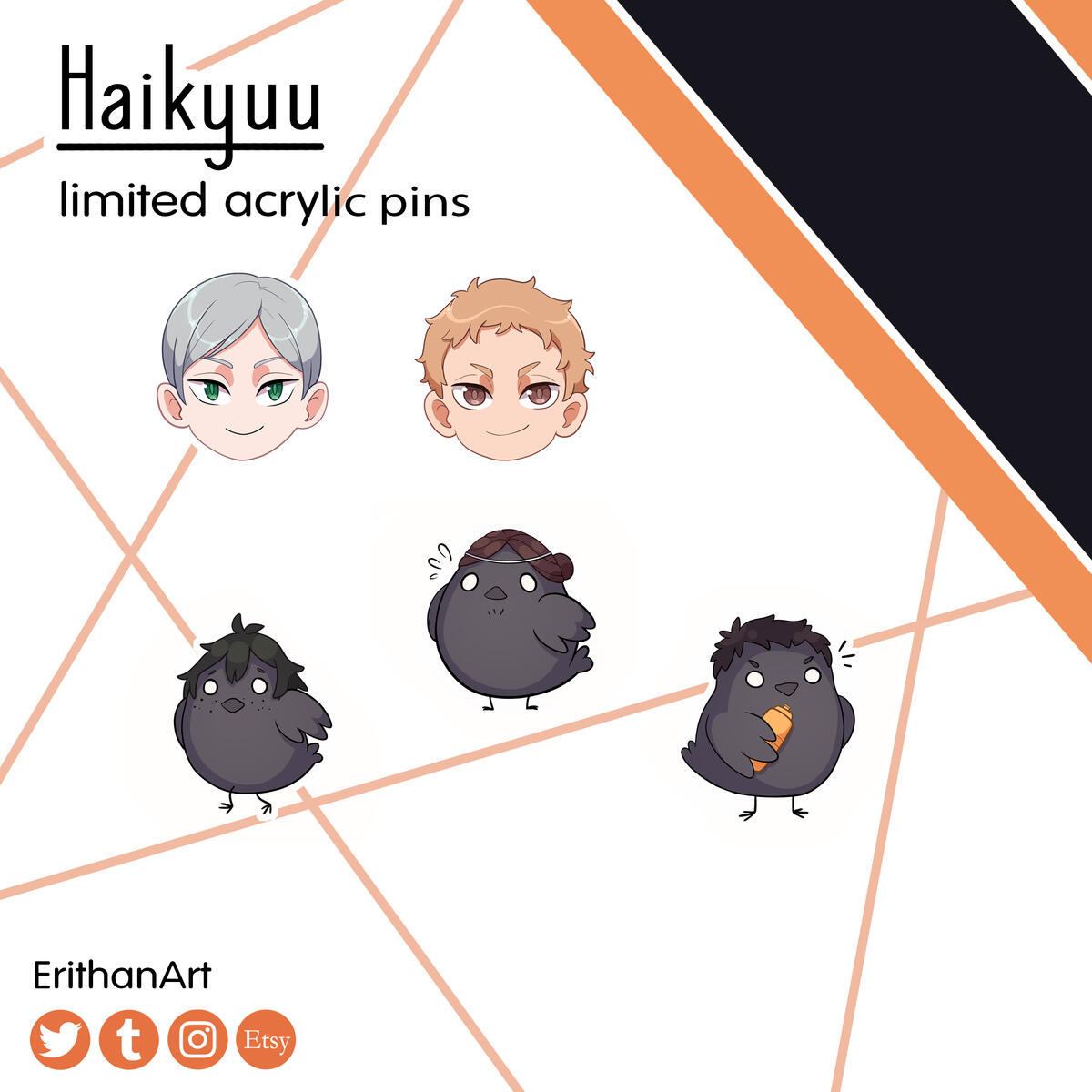 Haikyuu pines (últimas unidades)