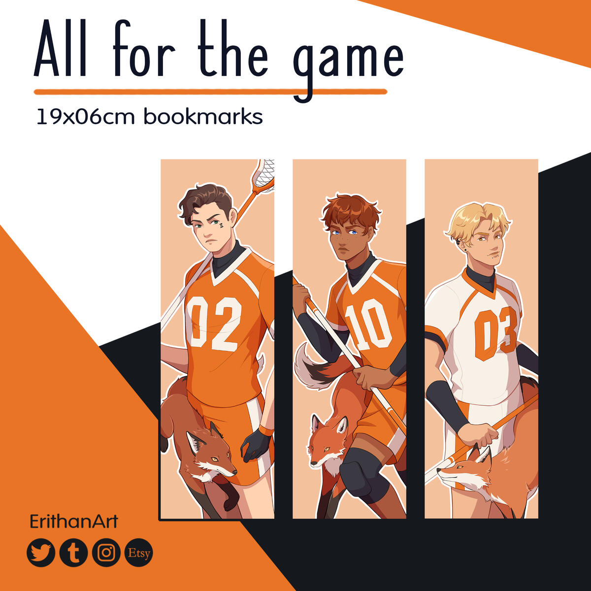 Marcapáginas de AFTG: Kevin, Neil y Andrew