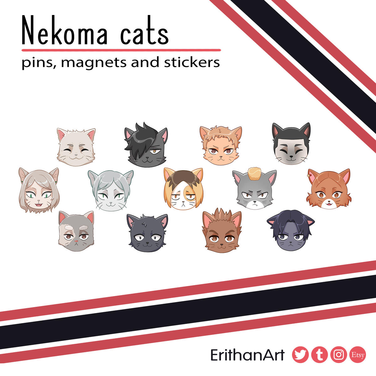 Nekoma gatos